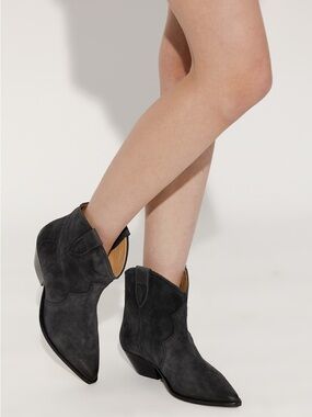 Isabel Marant Dewina Pointed Toe Anckle Suede Boots NWOT